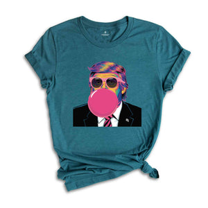 Pink Sun Glasses Trump Bubble Gum Shirt, Republican Shirt, Trump Supporters T-Shirt, Trump Sweatshirt, President 2025 T-Shirt