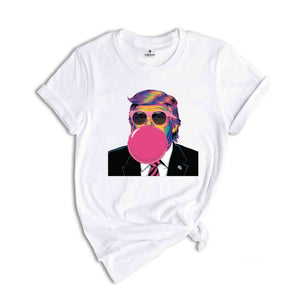 Pink Sun Glasses Trump Bubble Gum Shirt, Republican Shirt, Trump Supporters T-Shirt, Trump Sweatshirt, President 2025 T-Shirt