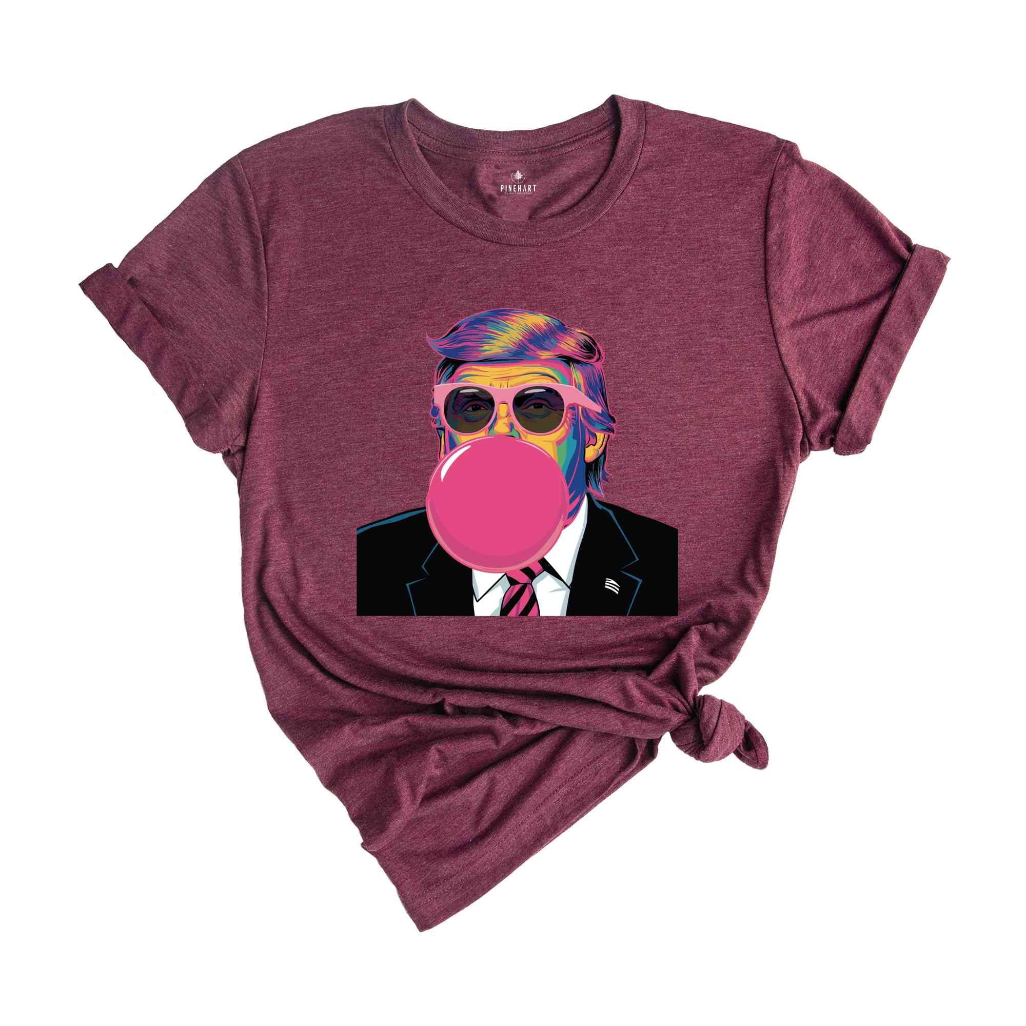 Pink Sun Glasses Trump Bubble Gum Shirt, Republican Shirt, Trump Supporters T-Shirt, Trump Sweatshirt, President 2025 T-Shirt