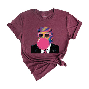 Pink Sun Glasses Trump Bubble Gum Shirt, Republican Shirt, Trump Supporters T-Shirt, Trump Sweatshirt, President 2025 T-Shirt