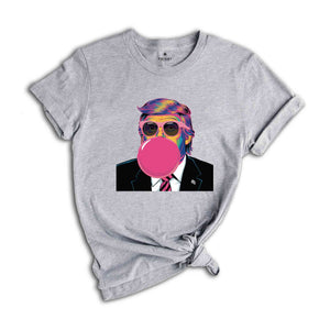 Pink Sun Glasses Trump Bubble Gum Shirt, Republican Shirt, Trump Supporters T-Shirt, Trump Sweatshirt, President 2025 T-Shirt