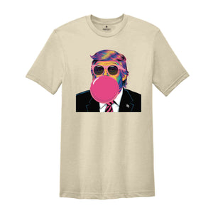Pink Sun Glasses Trump Bubble Gum Shirt, Republican Shirt, Trump Supporters T-Shirt, Trump Sweatshirt, President 2025 T-Shirt