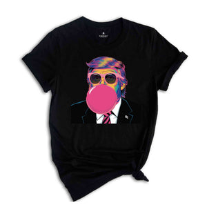 Pink Sun Glasses Trump Bubble Gum Shirt, Republican Shirt, Trump Supporters T-Shirt, Trump Sweatshirt, President 2025 T-Shirt