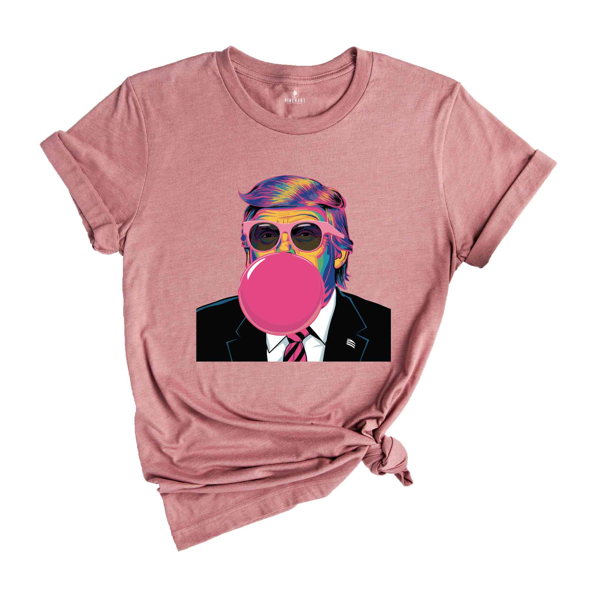 Pink Sun Glasses Trump Bubble Gum Shirt, Republican Shirt, Trump Supporters T-Shirt, Trump Sweatshirt, President 2025 T-Shirt
