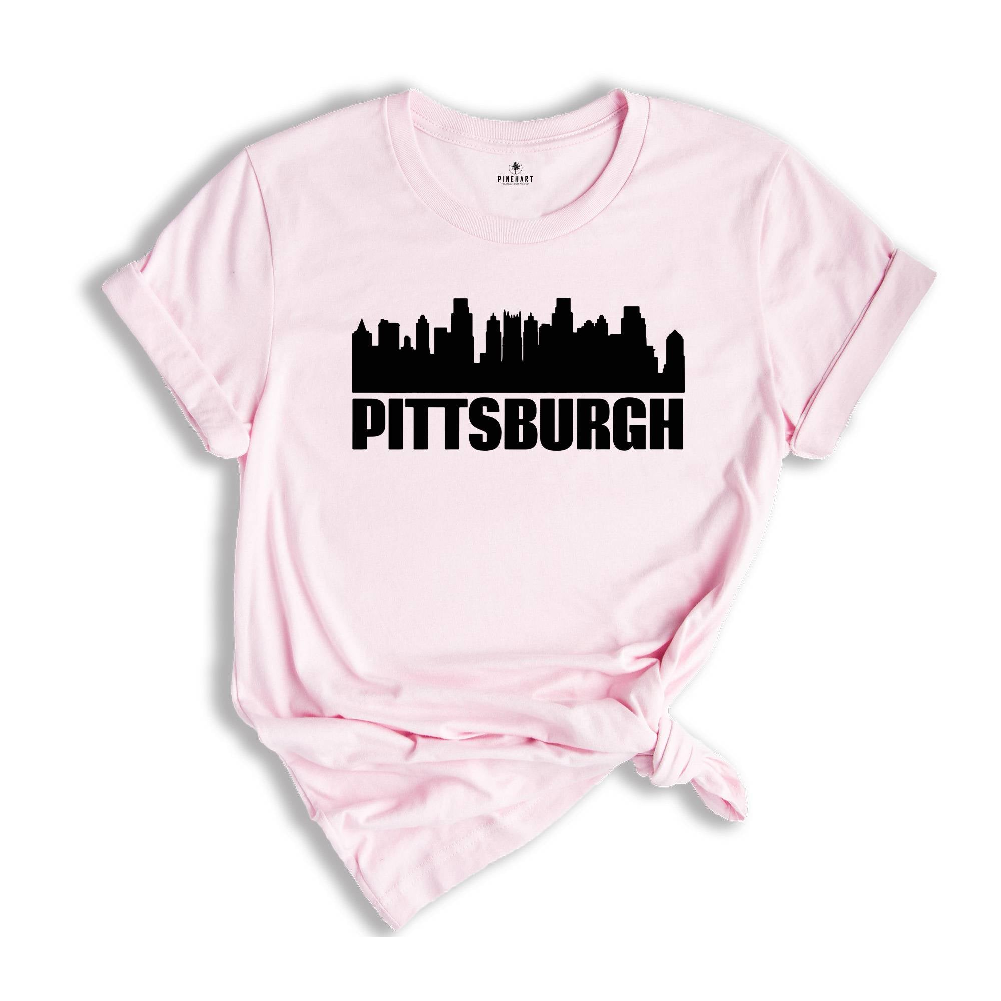 Pittsburgh Skyline Shirt, Pittsburgh Home Tee, Pittsburgh Gift, Pittsburgh Trip Shirt, Pittsburgh Sweatshirt, Pittsburgh T-shirt