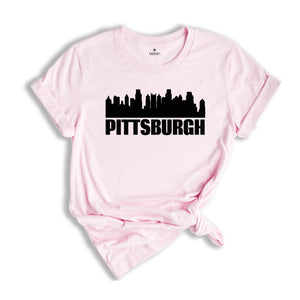 Pittsburgh Skyline Shirt, Pittsburgh Home Tee, Pittsburgh Gift, Pittsburgh Trip Shirt, Pittsburgh Sweatshirt, Pittsburgh T-shirt
