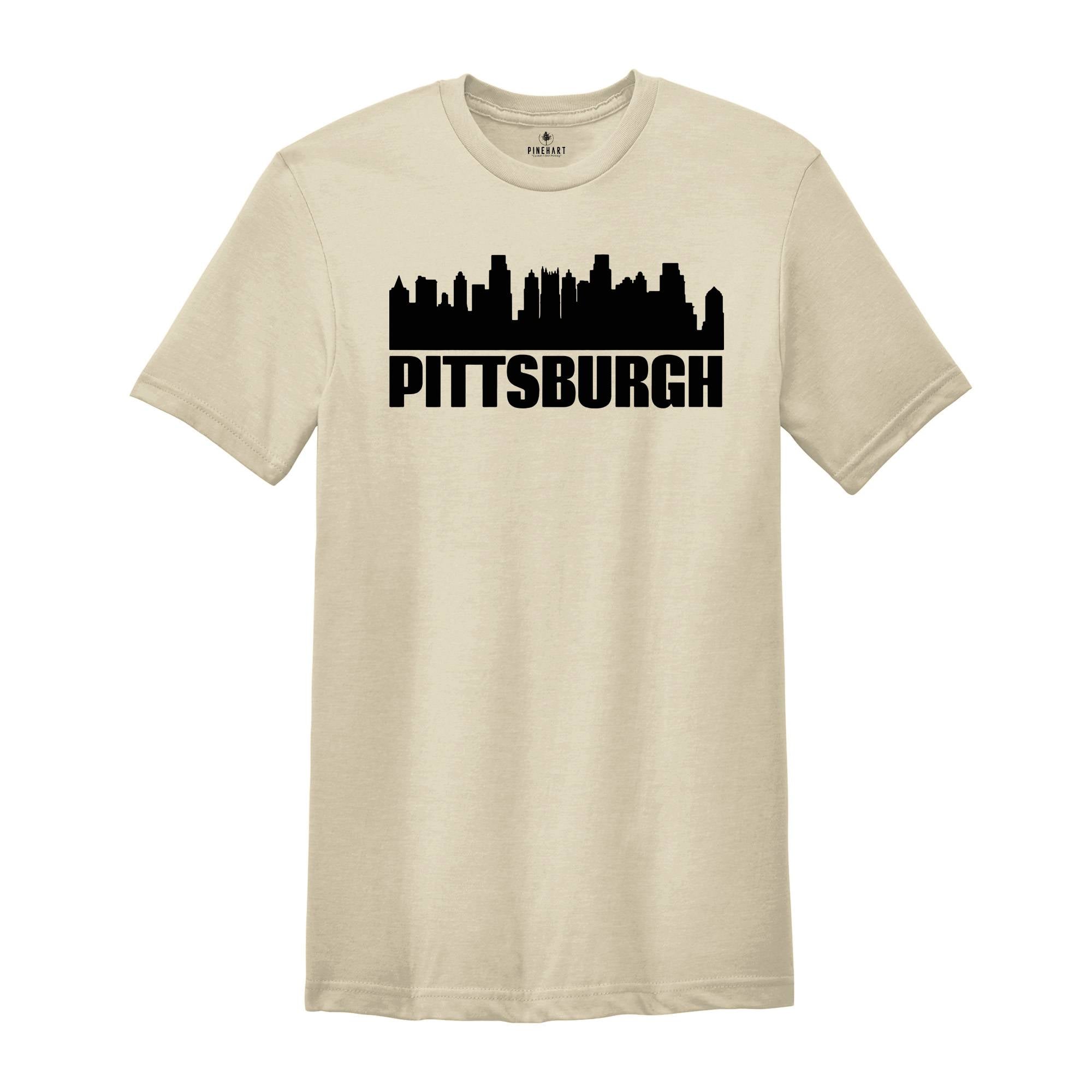 Pittsburgh Skyline Shirt, Pittsburgh Home Tee, Pittsburgh Gift, Pittsburgh Trip Shirt, Pittsburgh Sweatshirt, Pittsburgh T-shirt