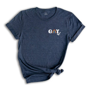 Pocket Gay AF Shirt, Pride Month Shirt, Gay Pride T-Shirt 2024, LGBT Pride Rainbow Gift, Freedom