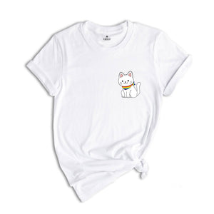 Pocket Pride Cat T-shirt, Trans Pride Shirt, Pride Ally Shirt, Funny Gay Shirt, Rainbow Colors Cat Shirts, Pride Outfit