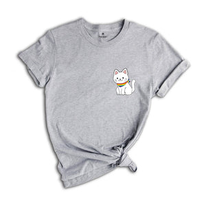 Pocket Pride Cat T-shirt, Trans Pride Shirt, Pride Ally Shirt, Funny Gay Shirt, Rainbow Colors Cat Shirts, Pride Outfit