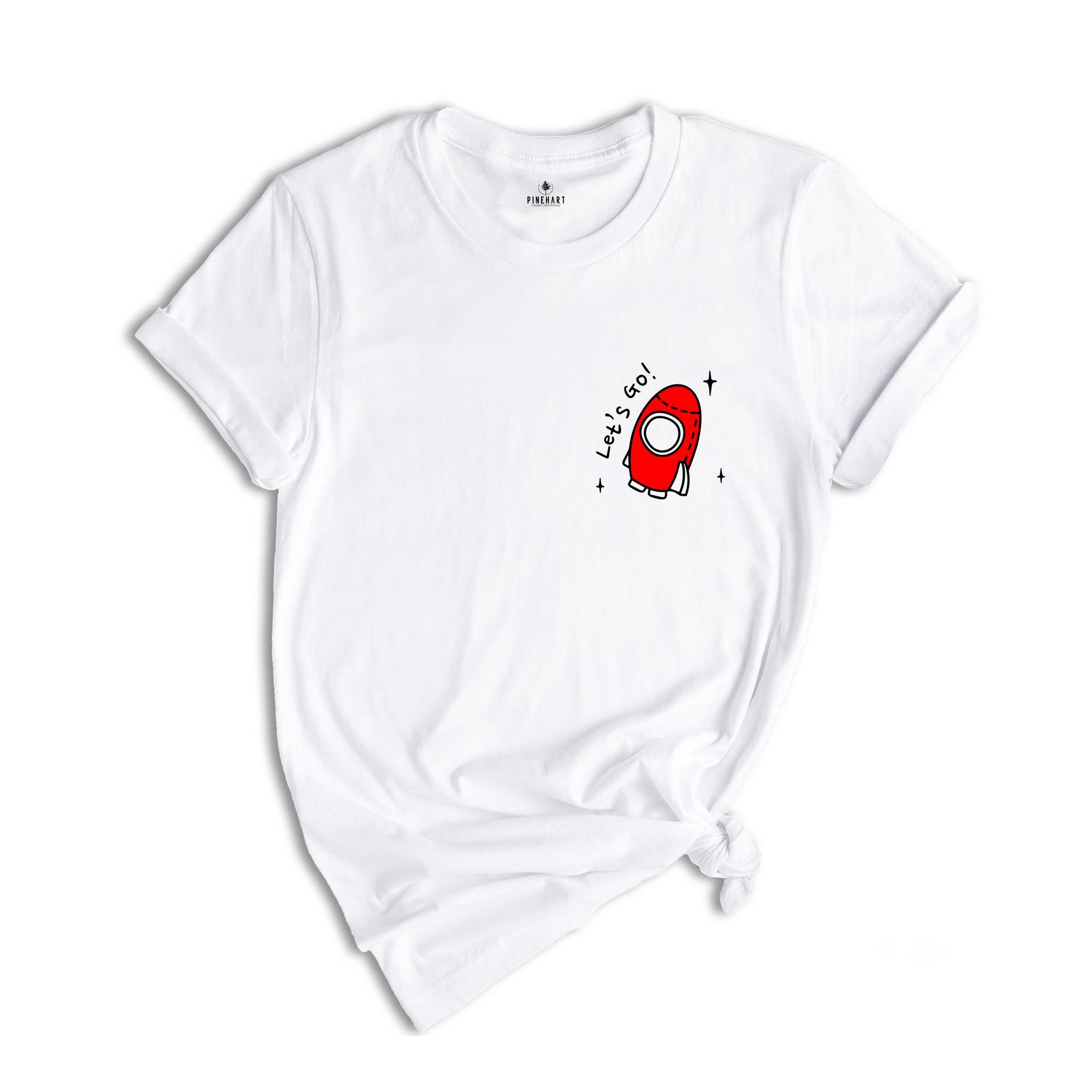 Pocket Rocket Shirt, Let's Go Shirt, Rocket Ship Shirt, Space T-Shirt, Astronomy Shirt, Kids Rocket Tee, Astronomy Gift