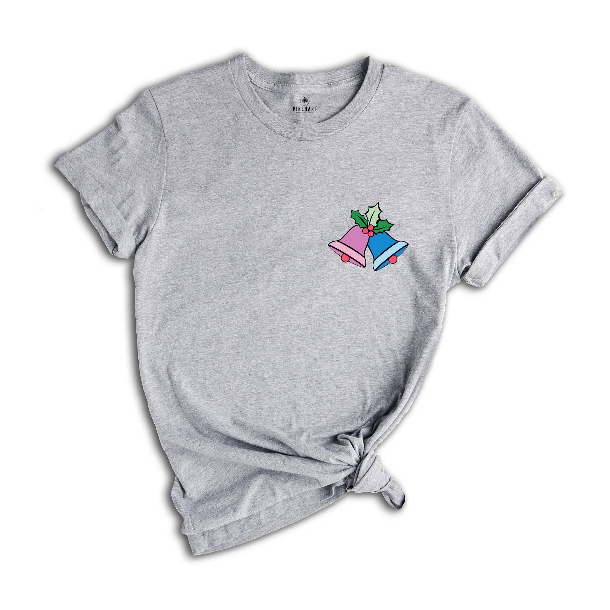 Pocket Size Christmas Bells Shirt, Christmas Theme Shirt, Cute Christmas Shirt, Christmas Gift, Christmas Sweatshirt