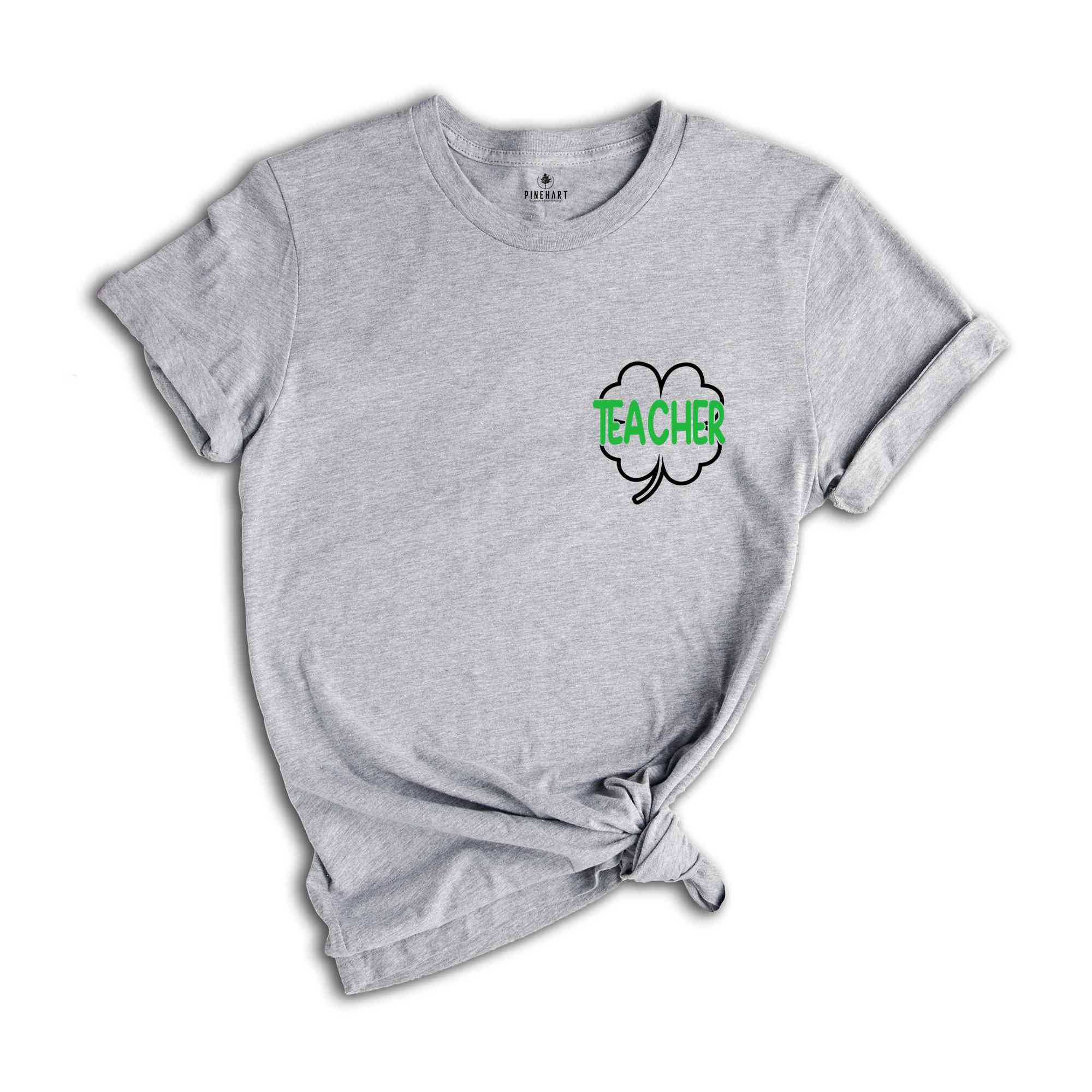 Pocket Teacher Shirt, St. Patricks Day Teacher Shirt, Lucky Shirt, One Lucky Teacher, Teacher Gift, Kindergarten Teacher, Irish Shirt