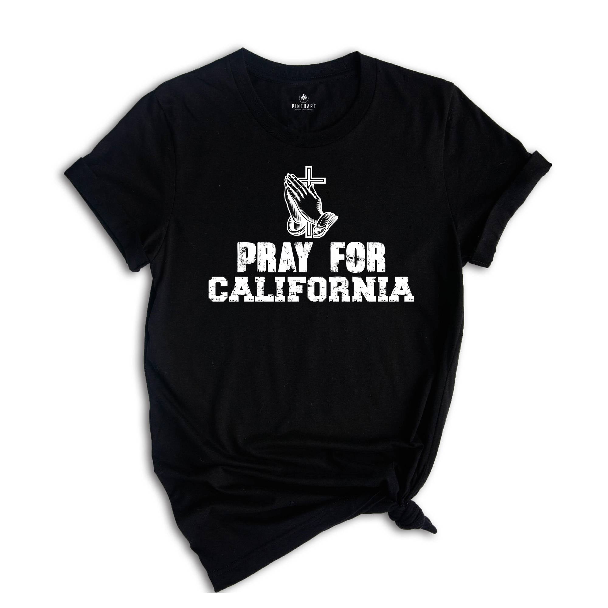 Pray For California Shirt, Support LA Firefighters T-Shirt, Los Angeles Fire Recovery Shirt, LA Resilience Shirt, Firefighter Support Tee