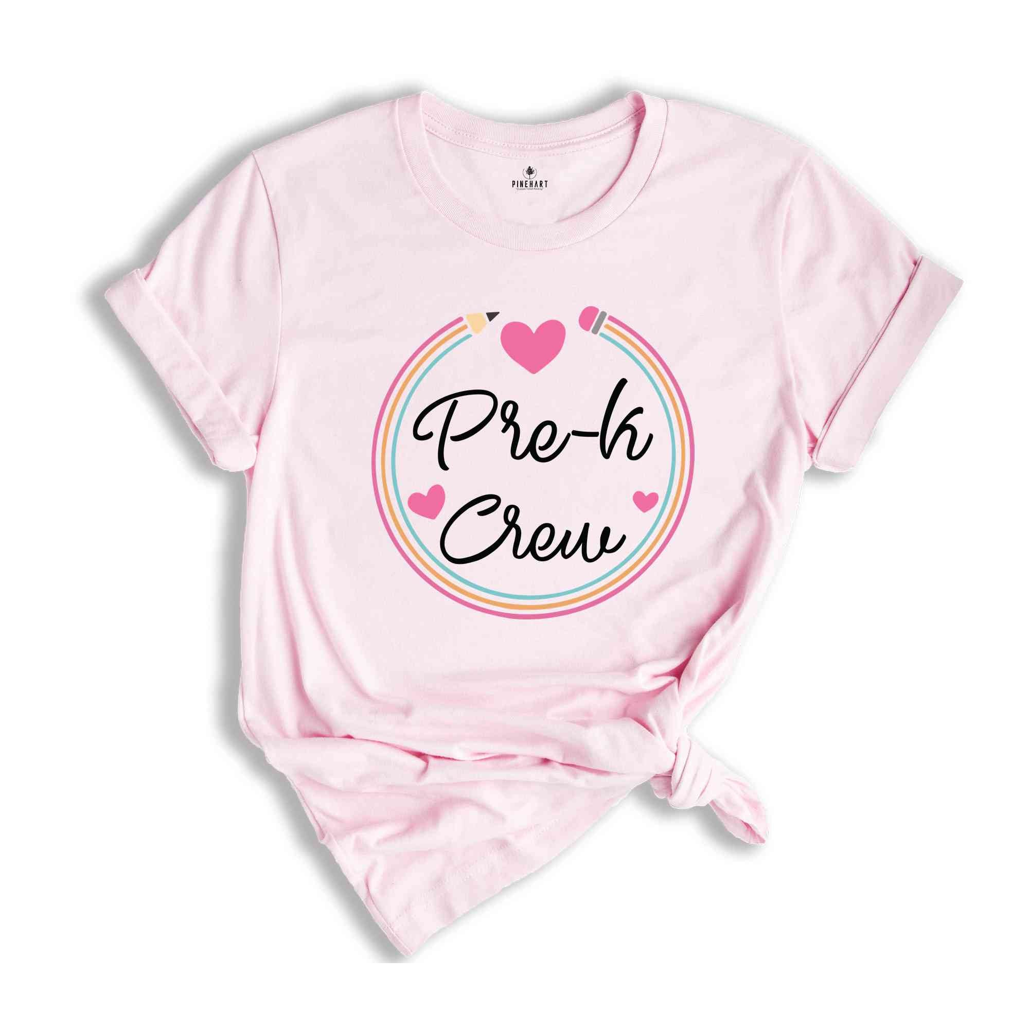 Pre-K Crew Shirt, Pre k Crew Shirt, Teacher Shirt, Grade Teacher Shirt, First Day Of School Shirt, Back To School Shirt, Teacher Gift