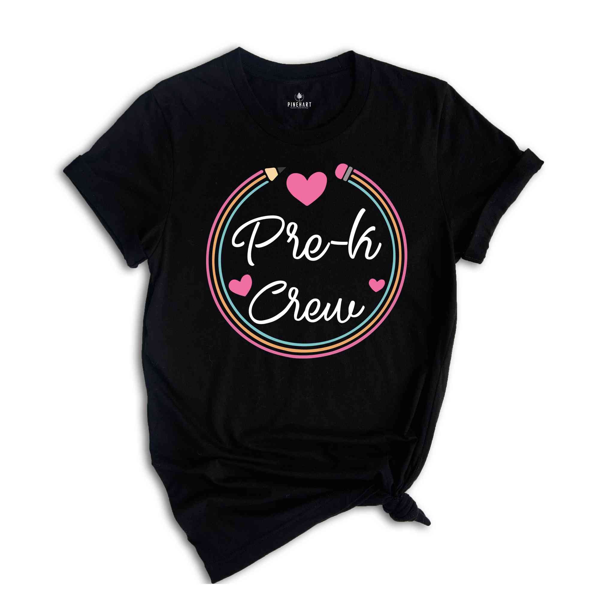 Pre-K Crew Shirt, Pre k Crew Shirt, Teacher Shirt, Grade Teacher Shirt, First Day Of School Shirt, Back To School Shirt, Teacher Gift