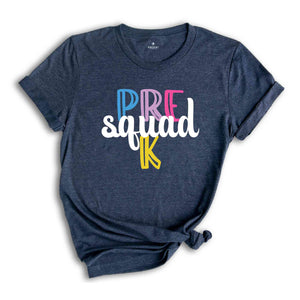 Pre K Squad Shirt, Teacher Shirt, Grade Squad Teacher Shirt, Squad Shirt, New Teacher Shirt, Grade Shirt, Back To School Shirtb