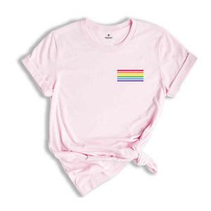Pride Flag Shirt, Pride Shirt, LGBTQ Shirt, Pride Month Shirt, Gay Pride Shirt, Pocket Pride Shirt, Equality Shirt, Lesbian Shirt, Gay Shirt