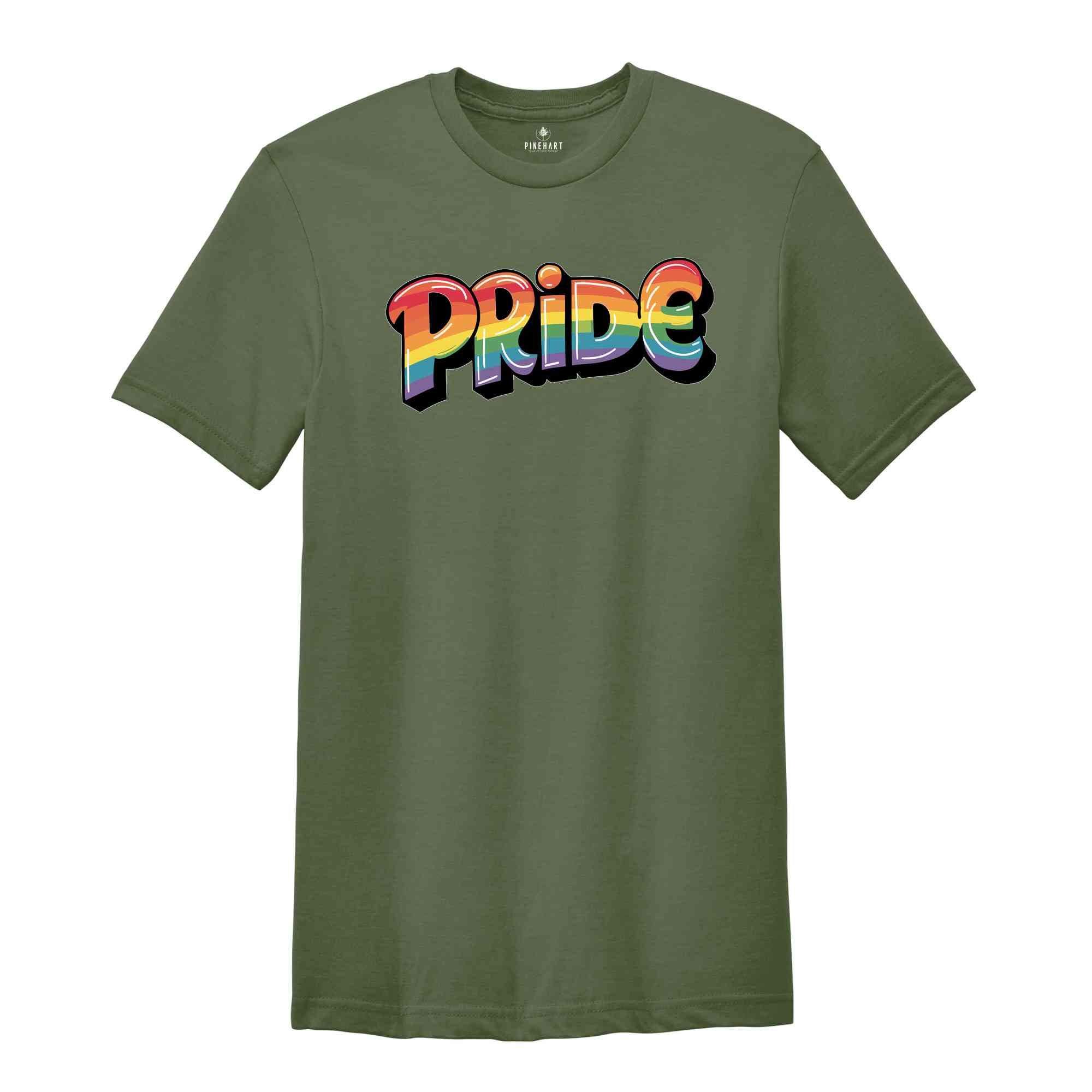 Pride Shirt, Pride Ally Shirt, Pride Month Shirt, LGBTQ Gift Tee, Gay Pride Shirt, Equality Shirt, Human Rights Shirt