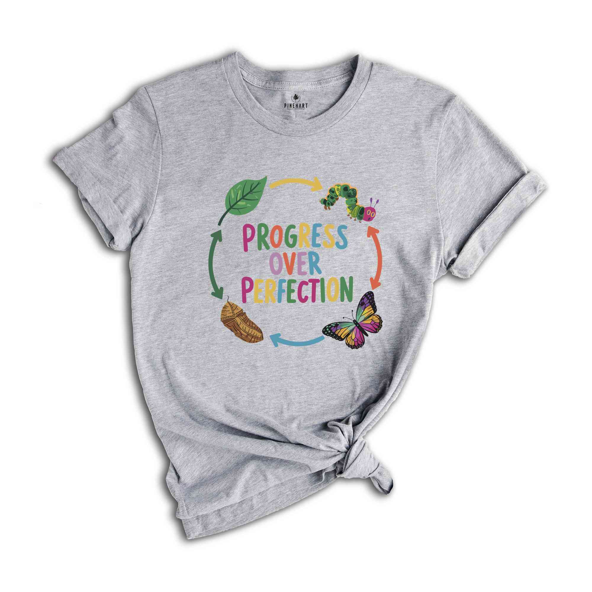 Progress Over Perfection T-Shirt, Science Teacher Shirt, Inspirational Shirt, Gift For Teachers, Teacher Appreciation Shirt