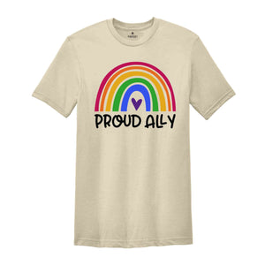 Proud Ally Shirt, Lgbt Support Tees, Pride Month Shirt, Bisexual Shirt, Equal Rights Shirt, Lgbtq Proud Ally, Trans Pride, Pansexual Tee