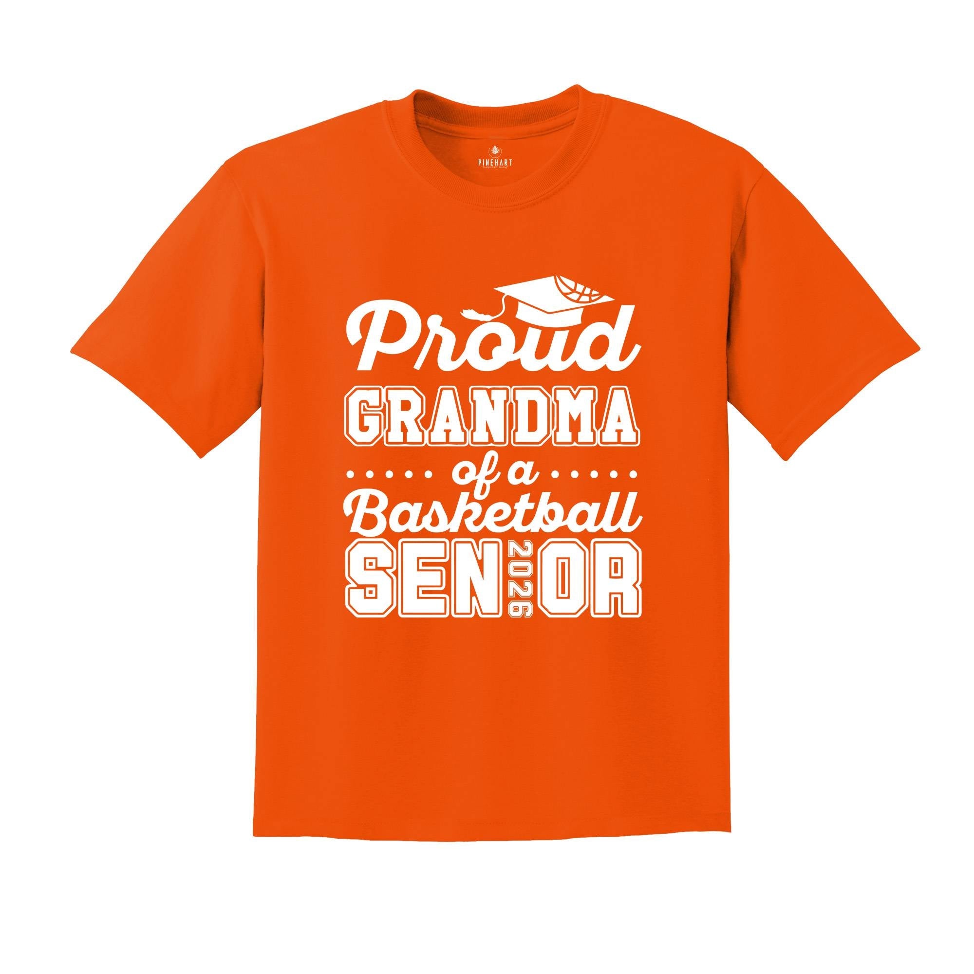 Proud Grandma Of A Basketball Senior Tee , Senior 2026 Shirt, Graduation Tee, Proud Family Graduation Gift