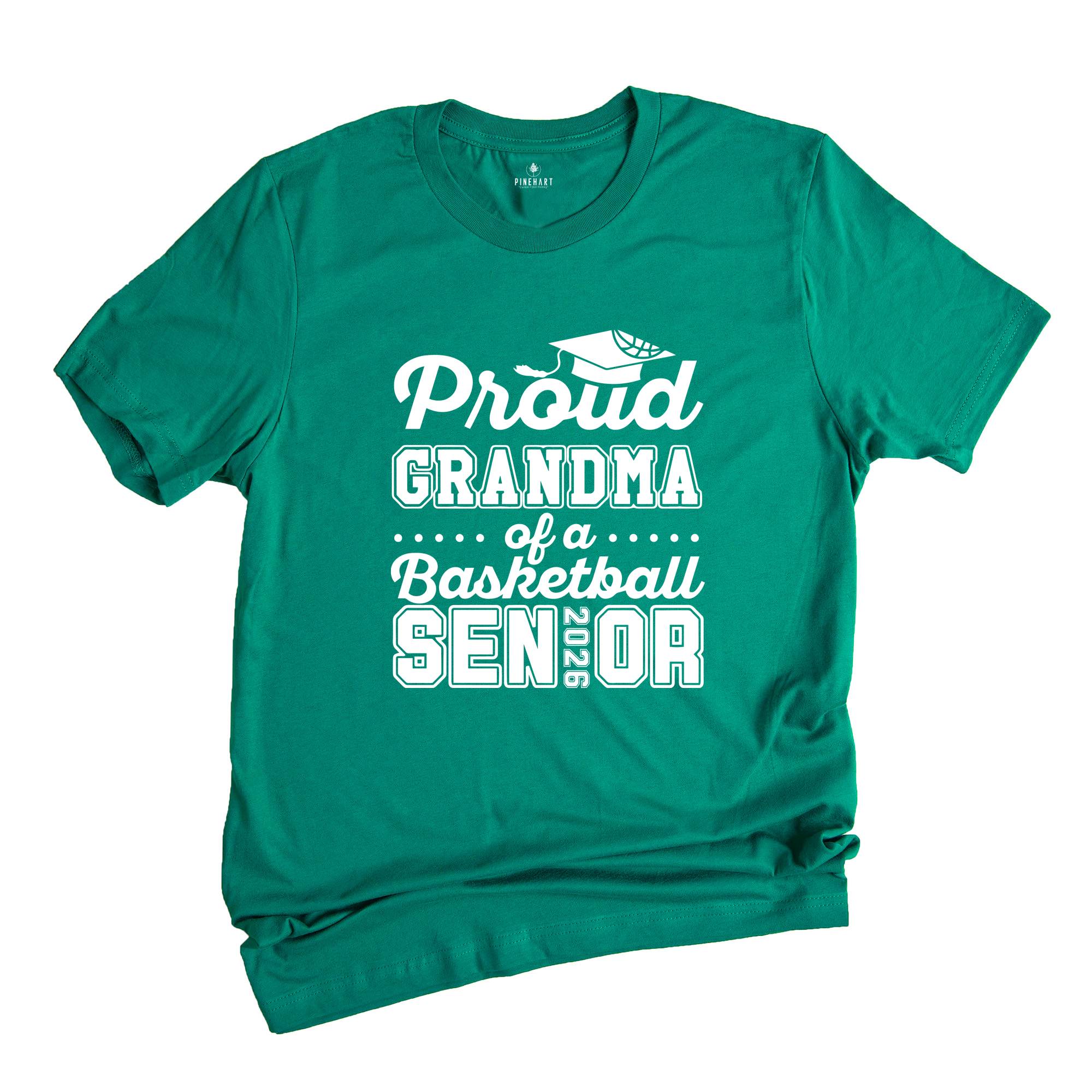 Proud Grandma Of A Basketball Senior Tee , Senior 2026 Shirt, Graduation Tee, Proud Family Graduation Gift