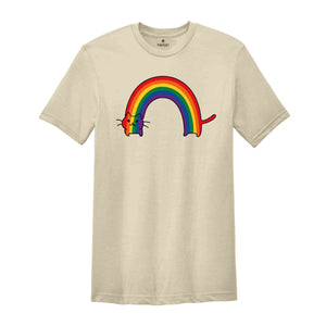 Rainbow Cat Shirt, Pride Shirt, Lgbtq Shirt, Cat Lovers Shirt, Cat Mama Shirt, Purride Cat Shirt, Gay Cat Shirt, Lgbt Flag Shirt
