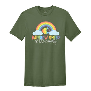 Rainbow Sheep, Pride Month Shirt, Pride 2025 Shirt, Lgbt Shirt, Pride T-Shirt, Gender Equality, Human Rights Shirt, Equal Rights Tee