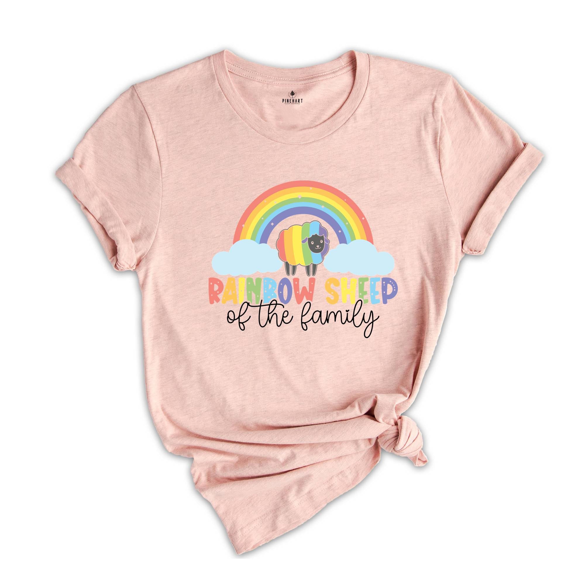 Rainbow Sheep, Pride Month Shirt, Pride 2025 Shirt, Lgbt Shirt, Pride T-Shirt, Gender Equality, Human Rights Shirt, Equal Rights Tee