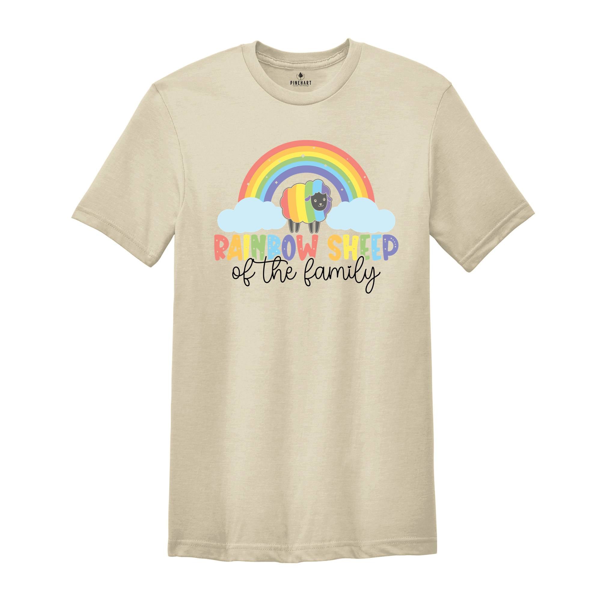 Rainbow Sheep, Pride Month Shirt, Pride 2025 Shirt, Lgbt Shirt, Pride T-Shirt, Gender Equality, Human Rights Shirt, Equal Rights Tee