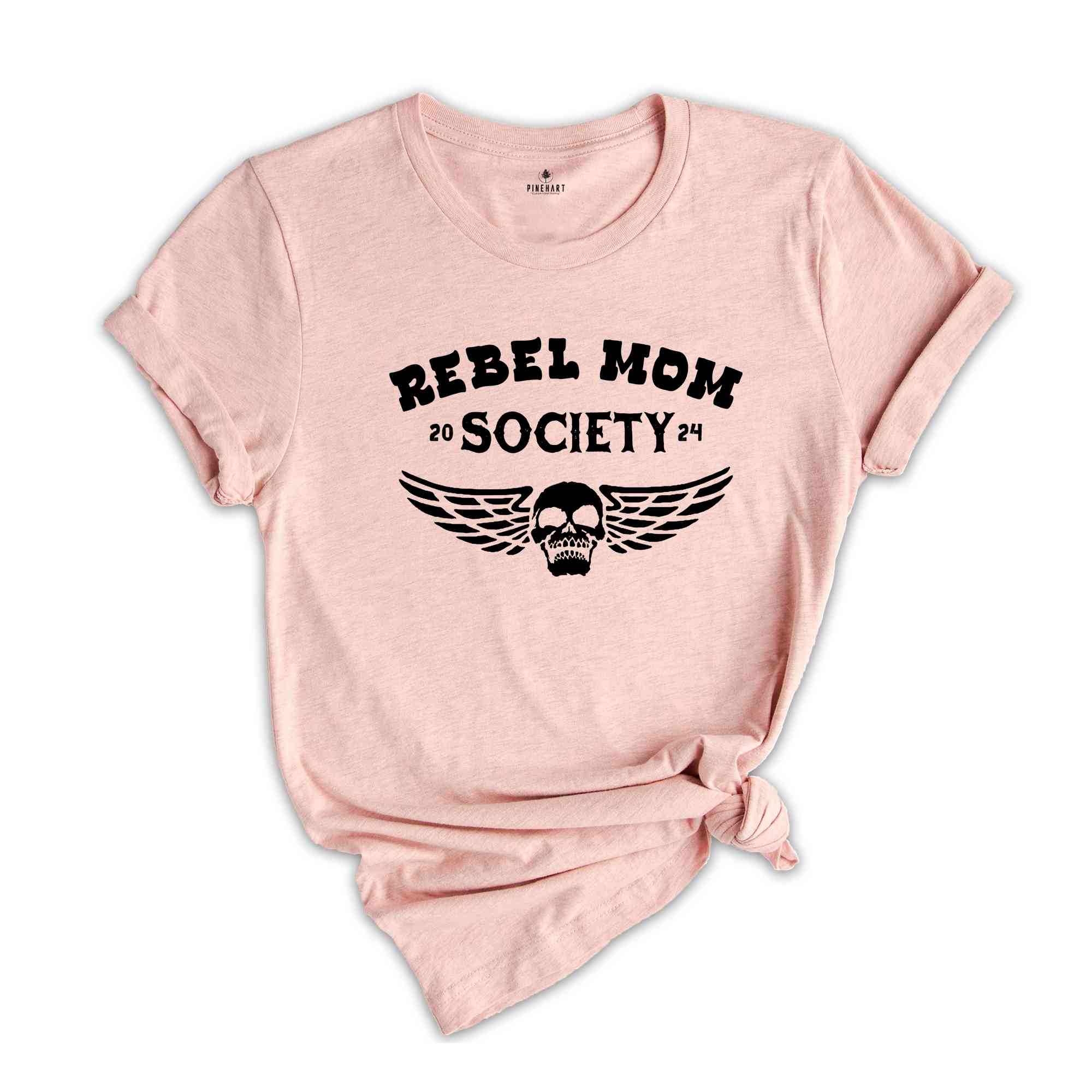 Rebel Mom Society Shirt, Mom Life Shirt, Vintage Shirts, Skull Lover Shirt, Mothers Day Gift, Cool Mom Shirt, Gift For Mom