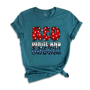 Red White And Boujee Shirt, Patriotic Shirt, Independence Day Shirt, 4th Of July Shirt, Retro America Shirt