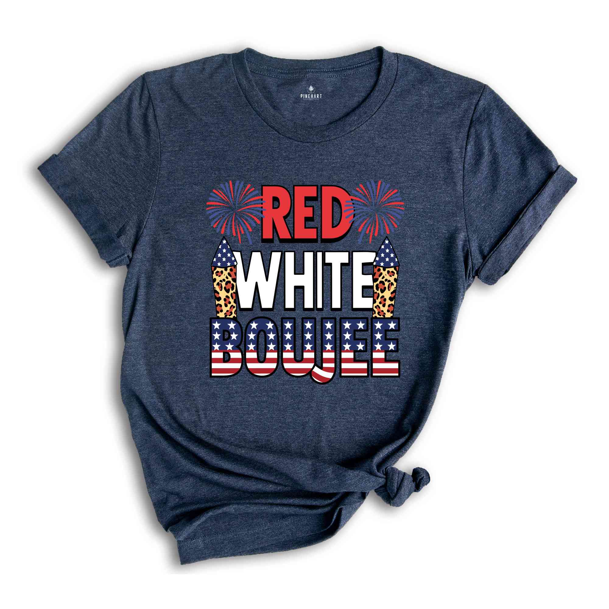 Red White & Boujee Shirt, 4th of July Shirt, Gift For American, Patriotic Shirt, Freedom Shirt, Independence Shirt, Red White Blue