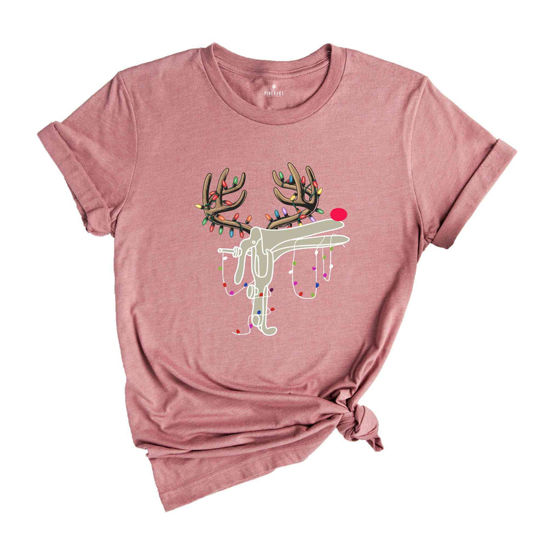 Reindeer Speculum Nurse Shirt, Funny Christmas Nurse Shirt, Gift For Nurse, Cute Nurse Shirt, Nursing Shirt, Nurse Life Shirt