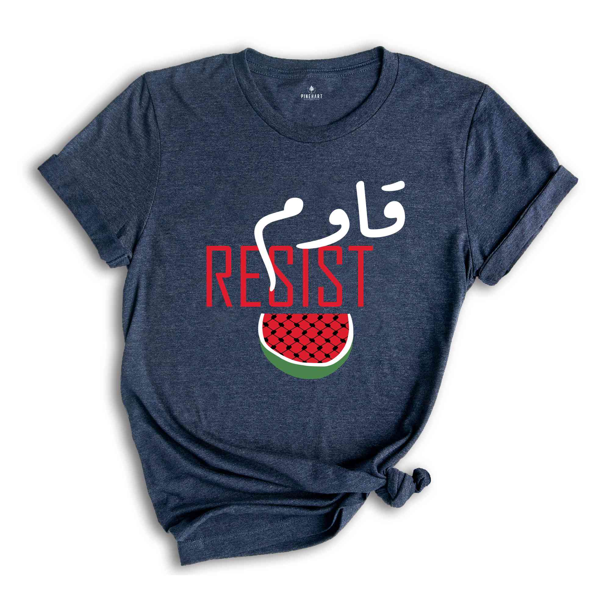 Resist T-Shirt, Stand With Palestine Tee, Stop The Genocide Shirt, Support Palestine Shirt, Free Gaza Tee, Watermelon Palestine Shirt