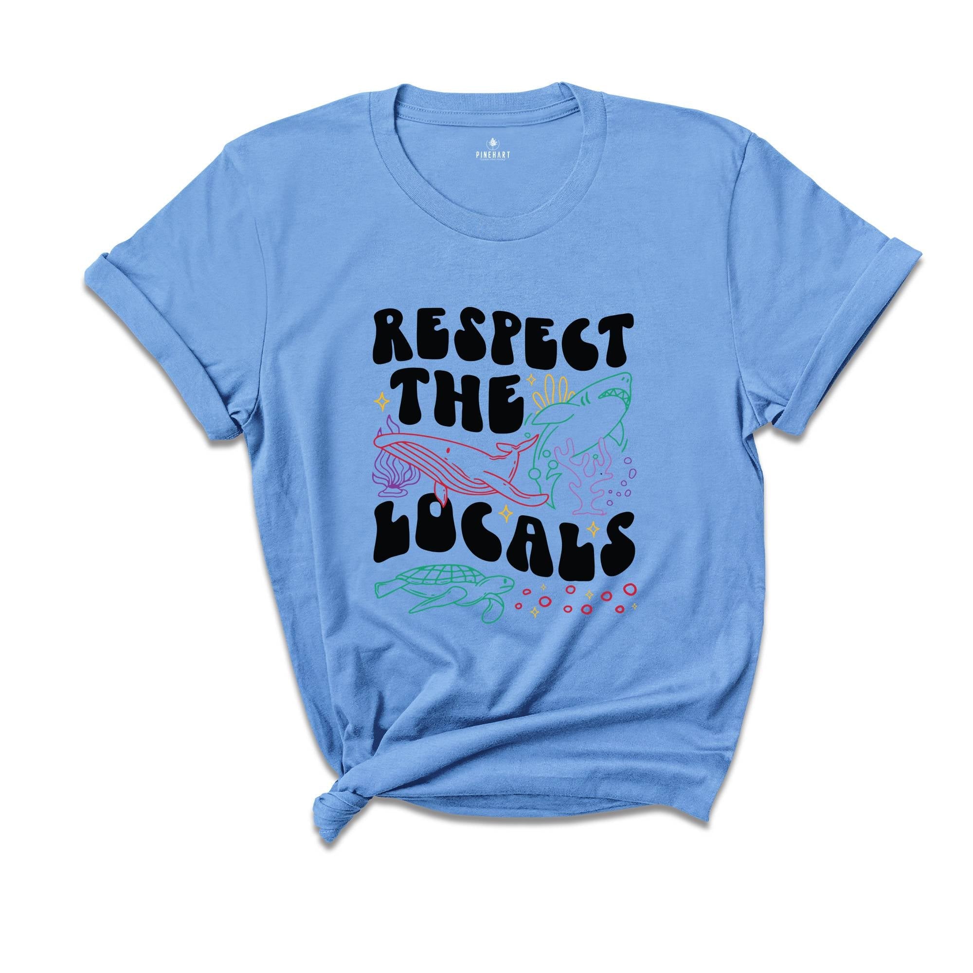 Respect The Local Animals Shirt, Protect National Parks, Beach Girl Shirt, Summer Environmental Gift, Cute Birthday T-shirt