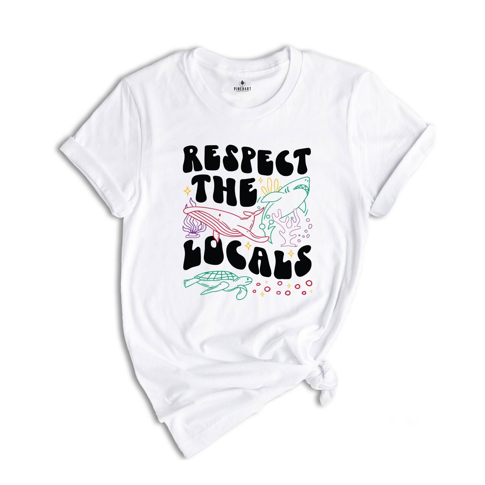 Respect The Local Animals Shirt, Protect National Parks, Beach Girl Shirt, Summer Environmental Gift, Cute Birthday T-shirt