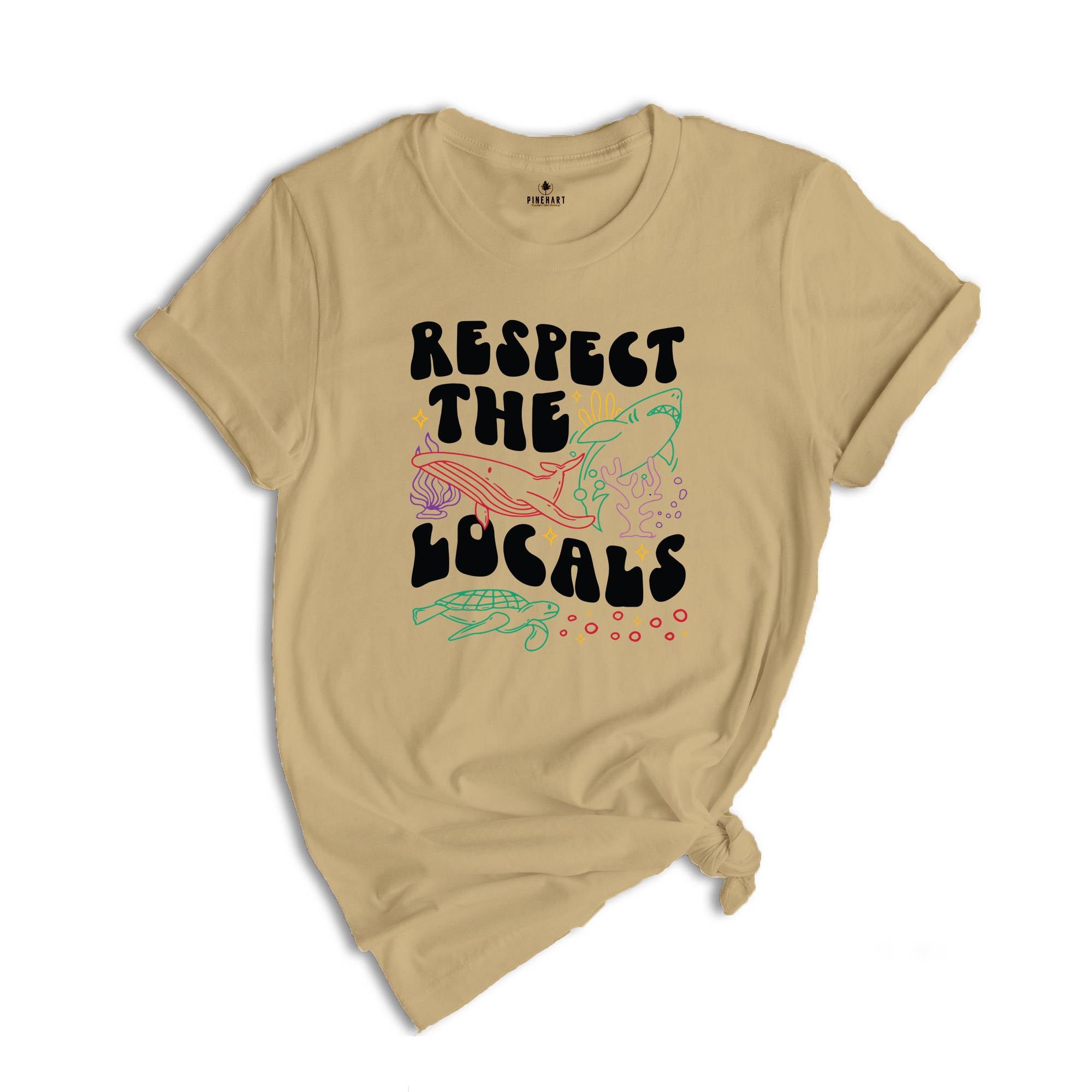 Respect The Local Animals Shirt, Protect National Parks, Beach Girl Shirt, Summer Environmental Gift, Cute Birthday T-shirt