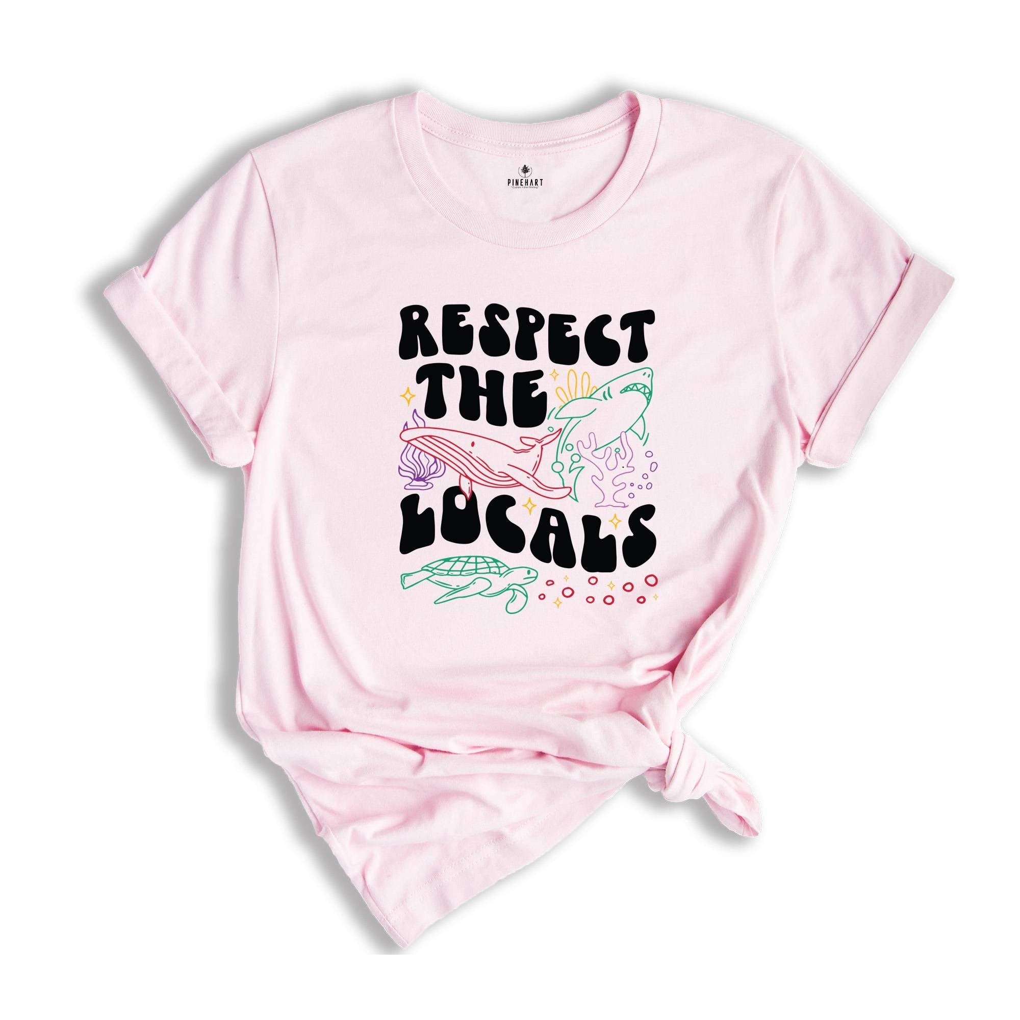 Respect The Local Animals Shirt, Protect National Parks, Beach Girl Shirt, Summer Environmental Gift, Cute Birthday T-shirt