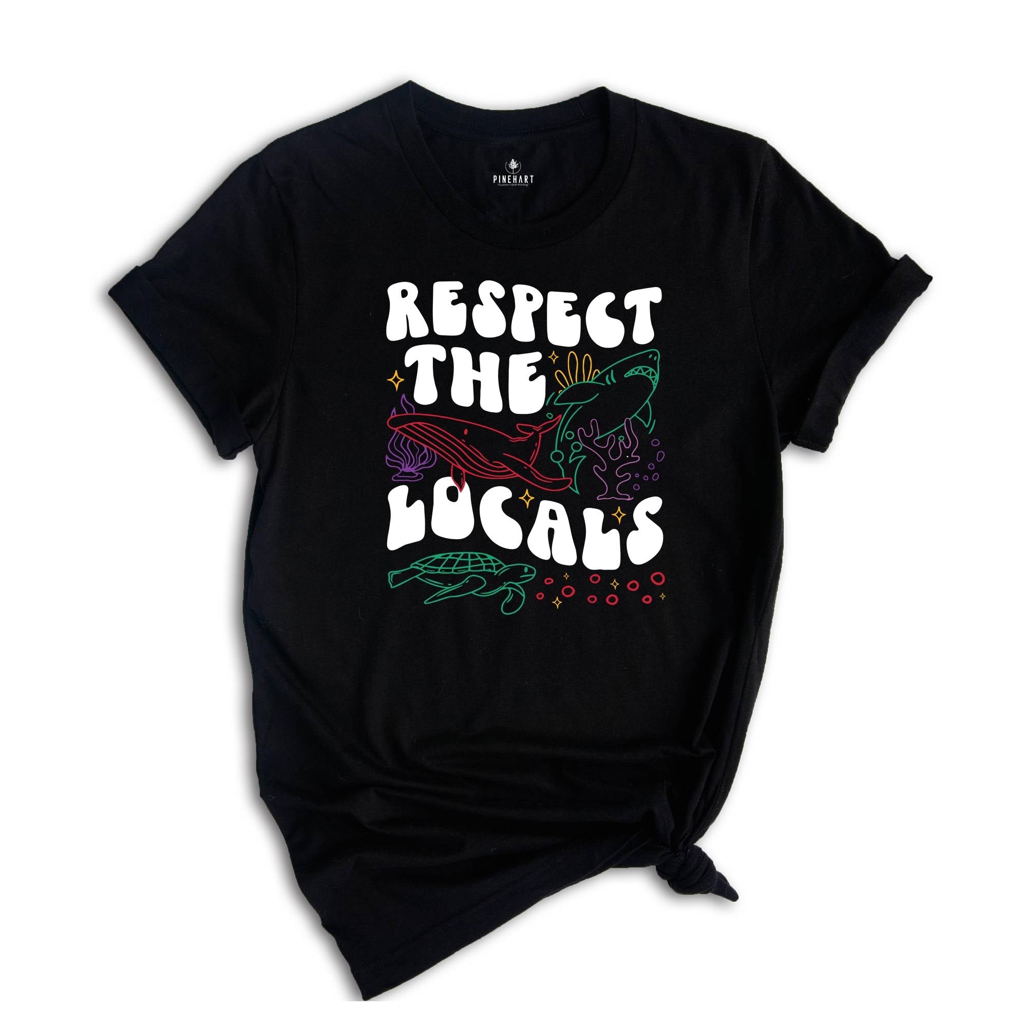 Respect The Local Animals Shirt, Protect National Parks, Beach Girl Shirt, Summer Environmental Gift, Cute Birthday T-shirt