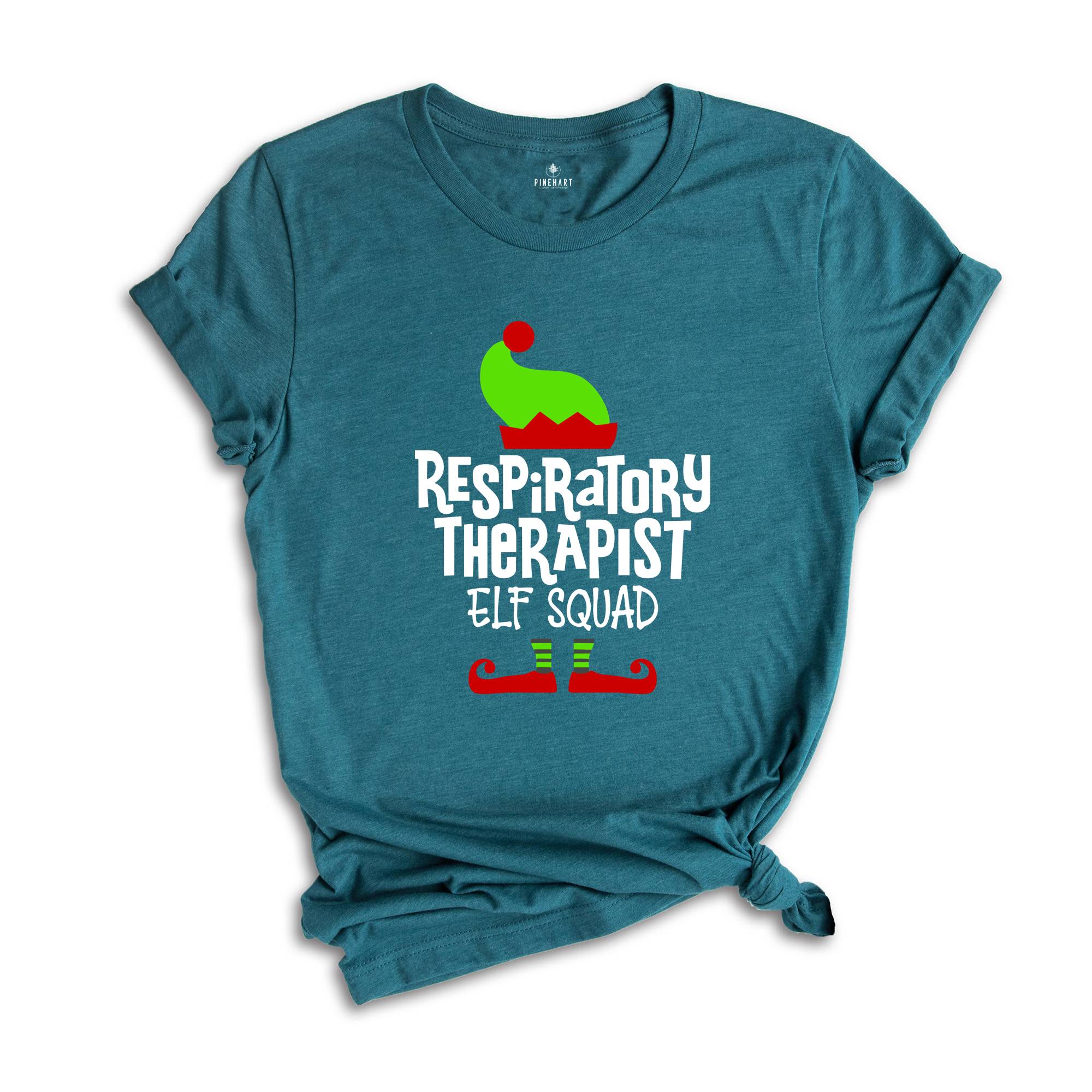 Respiratory Therapist tee, Christmas tee, Respiratory Therapist Gifts, Respiratory Therapy, Christmas Gift, Therapist Assistant, RT Elf tee
