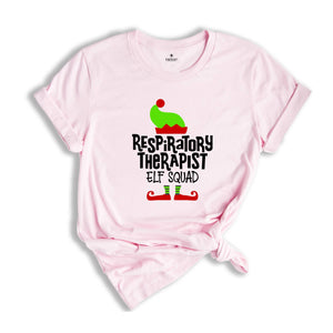 Respiratory Therapist tee, Christmas tee, Respiratory Therapist Gifts, Respiratory Therapy, Christmas Gift, Therapist Assistant, RT Elf tee