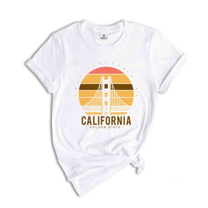 Retro California Shirt, Golden Gate Bridge T-Shirt, Urban City Shirt, San Francisco Shirt, California Adventure Shirt, Cali Girl Shirt