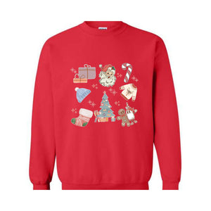 Retro Christmas Sweatshirt, Retro Christmas Stickers, Christmas Shirt, Christmas Gifts, Merry Christmas, Christmas Vibes
