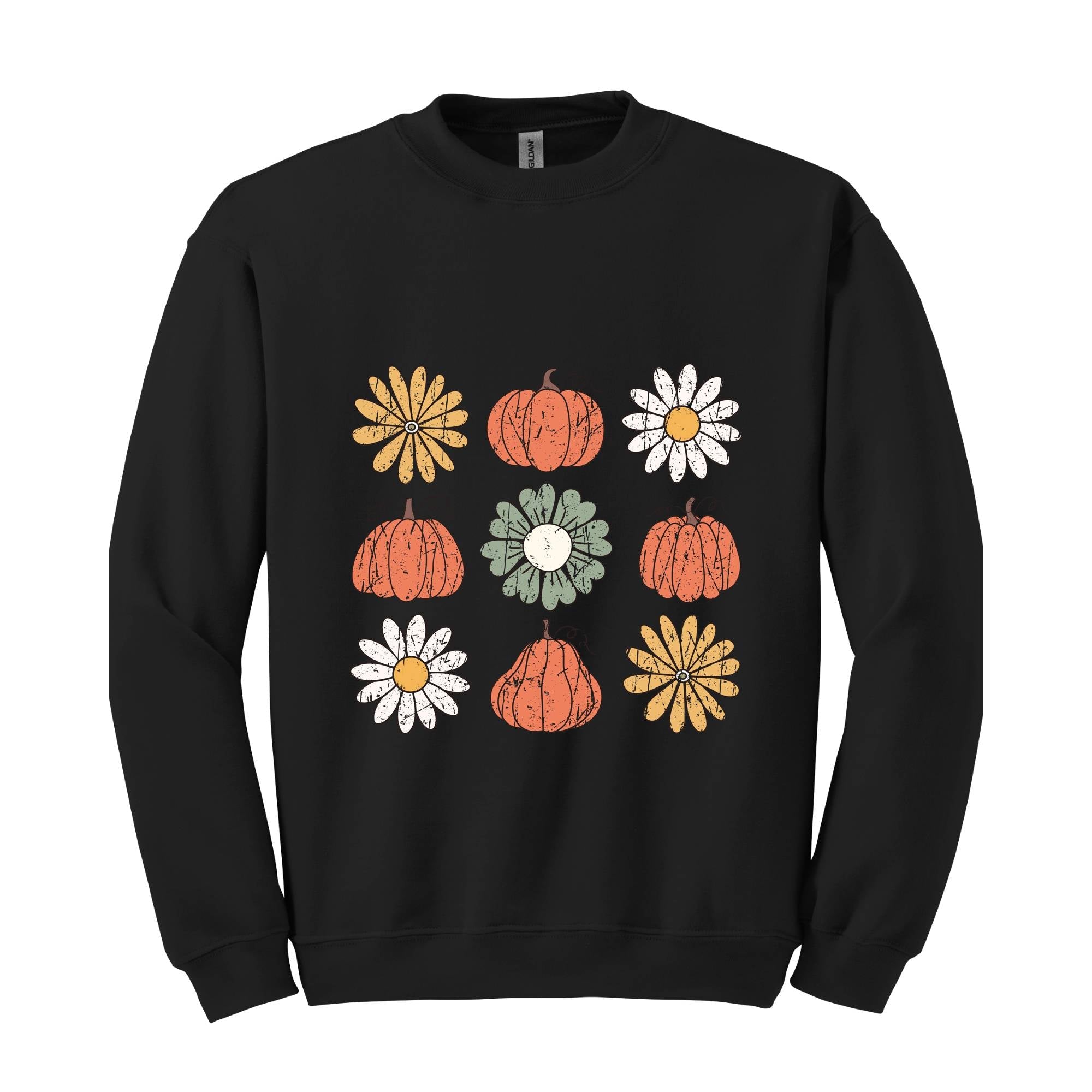 Retro Fall Sweatshirt, Pumpkin Sweatshirt, Pumpkin Spice Shirt, Autumn Sweater, Cute Fall Crewneck, Fall Crewneck, It's Fall Y'all