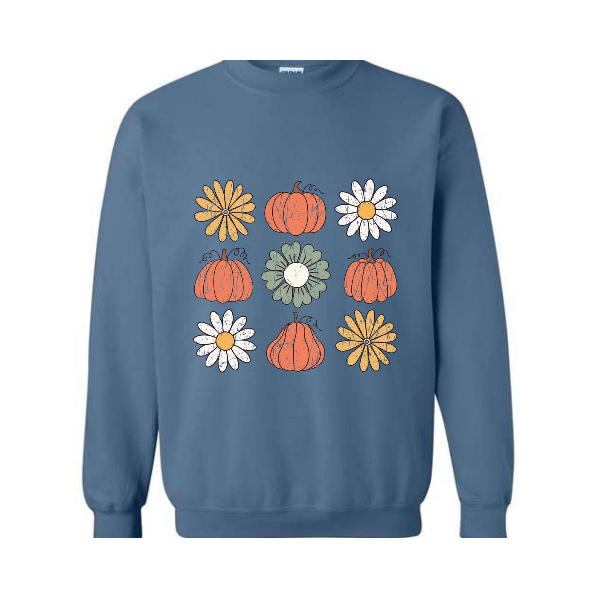 Retro Fall Sweatshirt, Pumpkin Sweatshirt, Pumpkin Spice Shirt, Autumn Sweater, Cute Fall Crewneck, Fall Crewneck, It's Fall Y'all