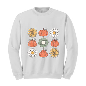 Retro Fall Sweatshirt, Pumpkin Sweatshirt, Pumpkin Spice Shirt, Autumn Sweater, Cute Fall Crewneck, Fall Crewneck, It's Fall Y'all