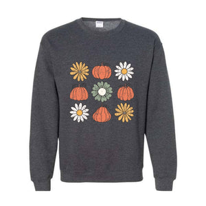 Retro Fall Sweatshirt, Pumpkin Sweatshirt, Pumpkin Spice Shirt, Autumn Sweater, Cute Fall Crewneck, Fall Crewneck, It's Fall Y'all