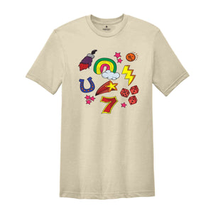 Retro Good Luck Charms Shirt, Lucky Charm T-shirt, Good Luck Shirt, Good Luck Charm Gift, Girly T-shirt